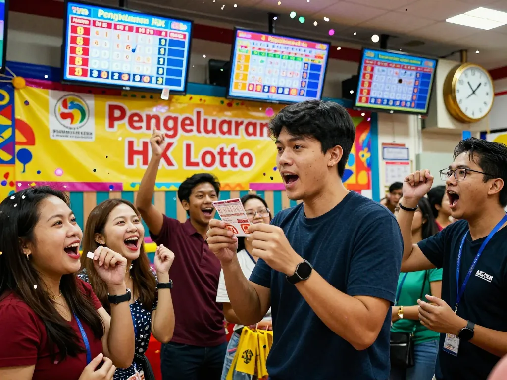 Kerumunan yang bersemangat di undian lotere langsung merayakan Pengeluaran HK Lotto, dengan dekorasi berwarna-warni dan pembaruan waktu nyata.