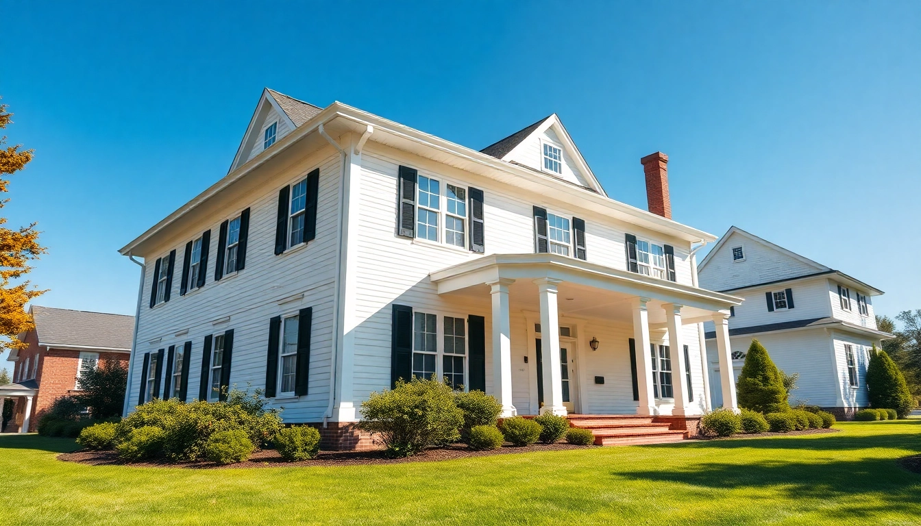 Showcasing colonial home construction with elegant design elements and a bright atmosphere.