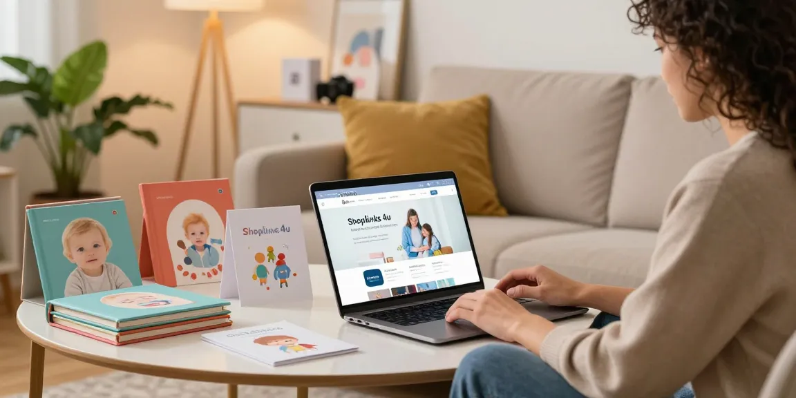 Shoplinks 4u online shopping experience showcasing creative gift ideas in a cozy setting.