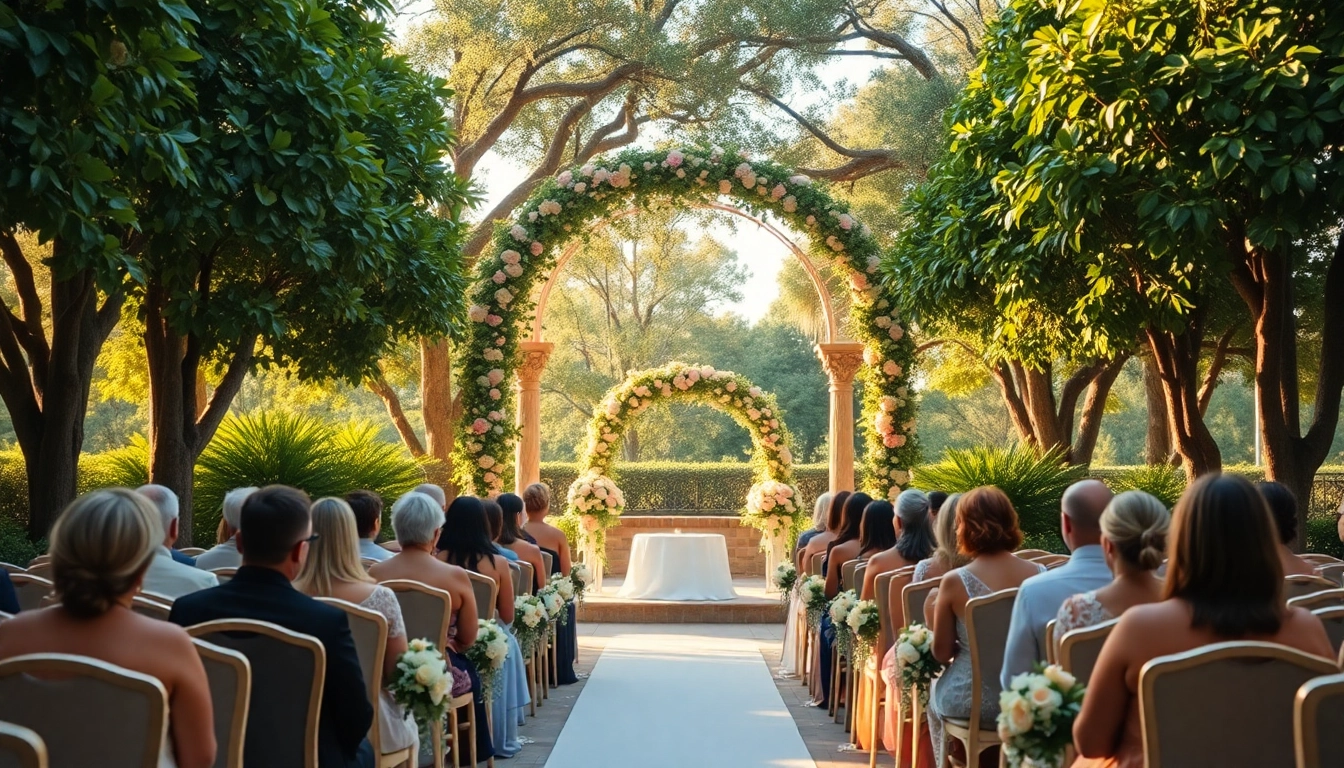 Experience the best wedding venue Jacksonville with an enchanting outdoor ceremony setting.