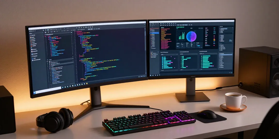 Gi8 đăng nhập interface displayed on a modern developer's desk with advanced technology setup, showcasing software development tools and user-friendly platforms.
