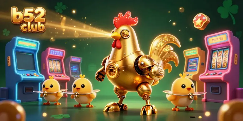 Experience exciting gameplay at b52 club featuring vibrant 3D casino elements and characters.