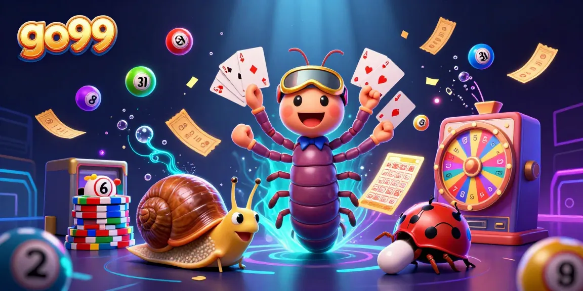 Engage in thrilling games at go99 with colorful elements and energetic casino characters.