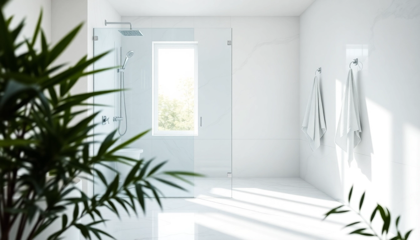 Experience elegant showers au in a modern bathroom with sleek design and bright natural light.