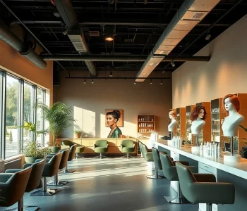 Aveda salon San Diego offering stylish haircuts and eco-friendly products in a serene atmosphere.