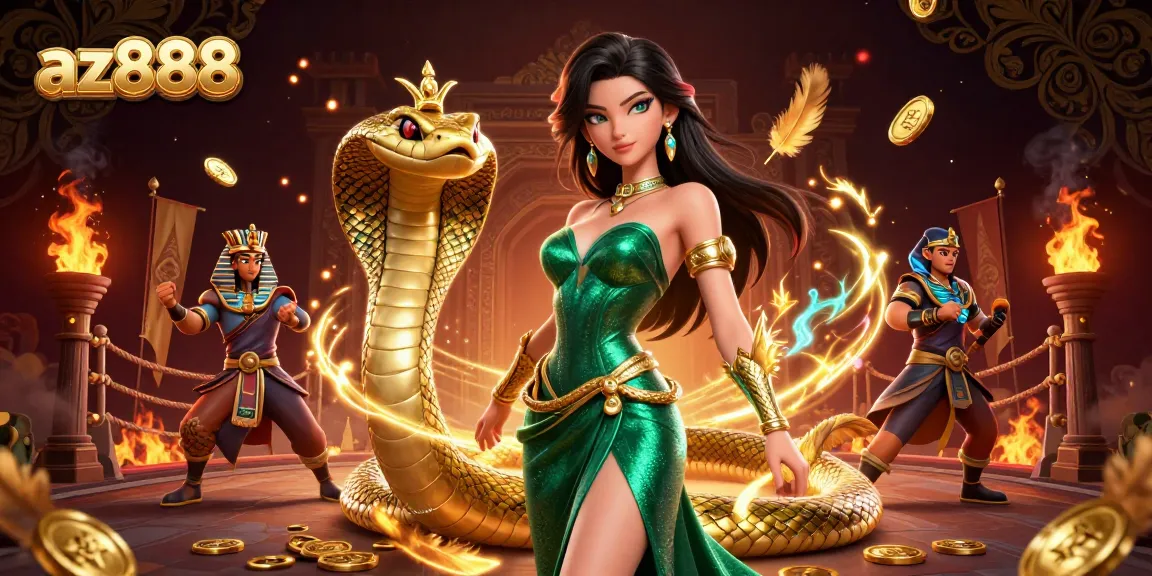 Spin to win at az888 with enticing golden elements and dynamic casino atmosphere.
