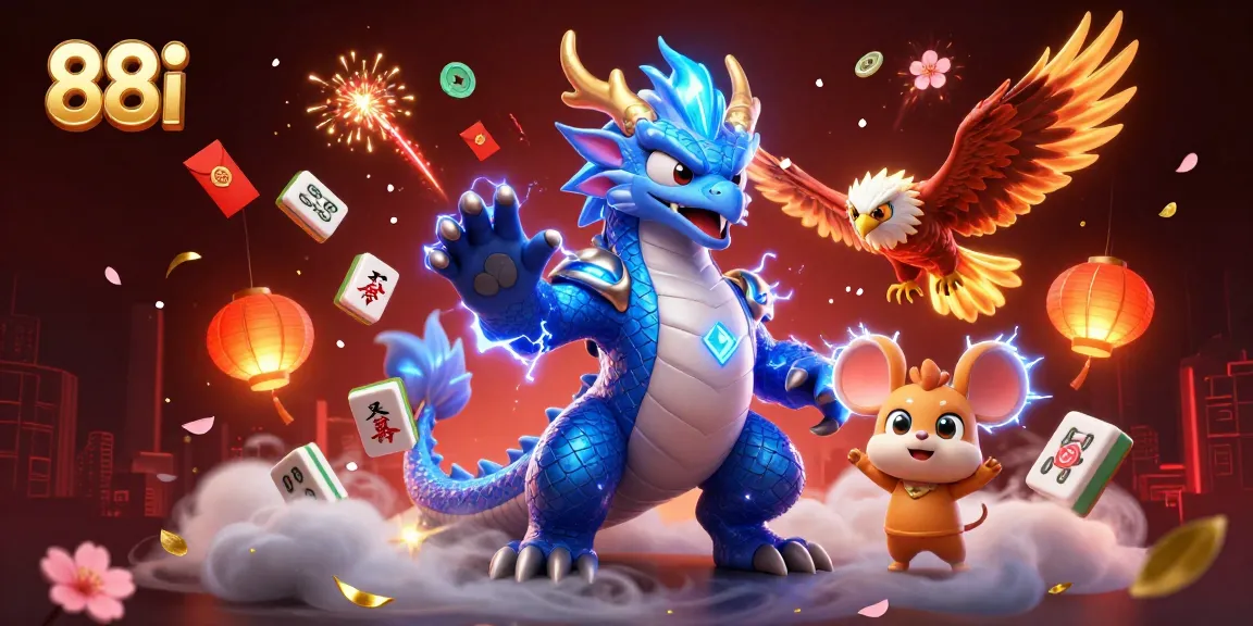 Experience thrilling gaming adventures with 88i’s vibrant casino atmosphere, featuring dynamic characters and game elements.
